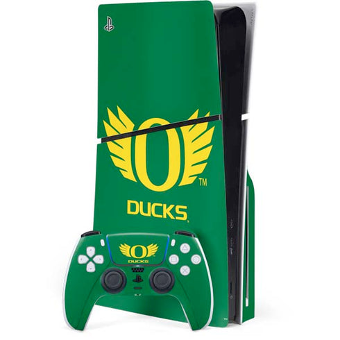 University of Oregon Ducks Green PlayStation PS5 Skins