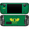 University of Oregon Ducks Green Steam Deck Handheld Gaming Computer Skin