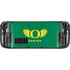 University of Oregon Ducks Green Steam Deck Handheld Gaming Computer Skin