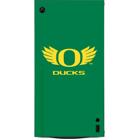 University of Oregon Ducks Green XBox Series X Digital Edition Console Skin