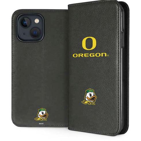 University of Oregon Ducks iPhone 15 Plus Folio Case