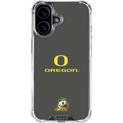 University of Oregon Ducks iPhone 16 Clear Case