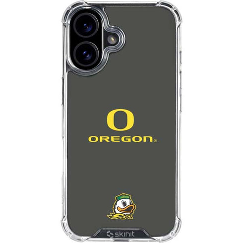 University of Oregon Ducks iPhone 16 Plus Clear Case