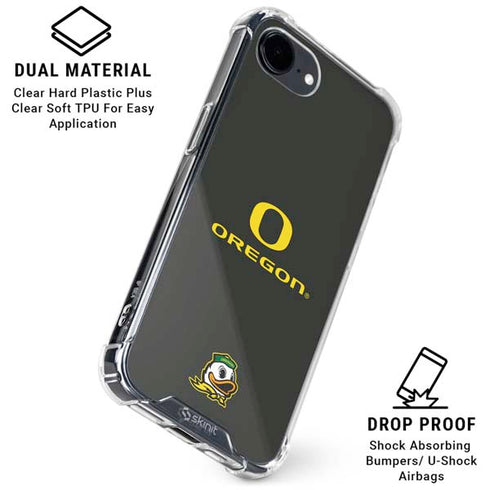 University of Oregon Ducks iPhone 16e Clear Case