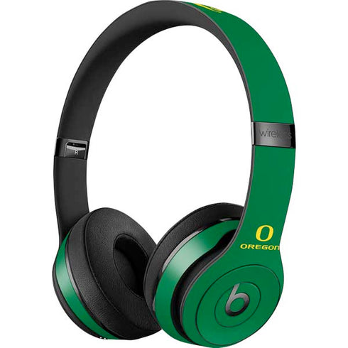 University of Oregon Ducks Logo and Wings Beats Solo 3 Wireless Skin