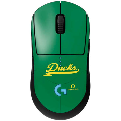 University of Oregon Ducks Logo and Wings G Pro Wireless Gaming Mouse Skin