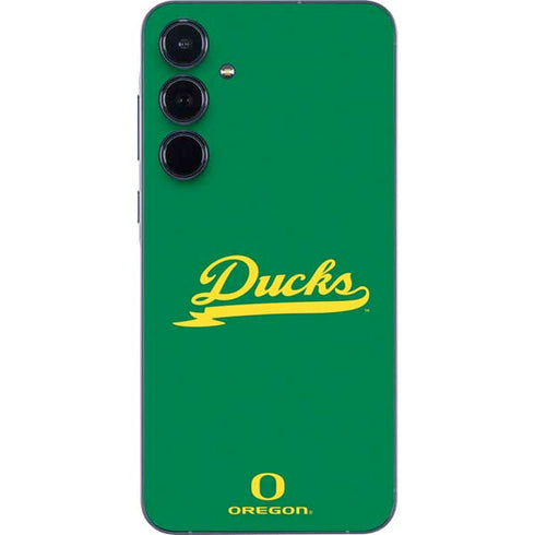 University of Oregon Ducks Logo and Wings Galaxy A35 5G Skin