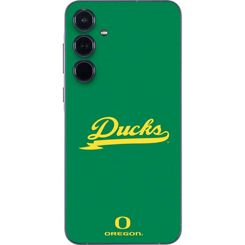 University of Oregon Ducks Logo and Wings Galaxy A36 5G Skin
