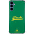 University of Oregon Ducks Logo and Wings Galaxy A55 5G Clear Case