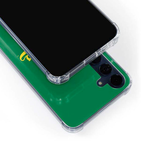 University of Oregon Ducks Logo and Wings Galaxy A55 5G Clear Case