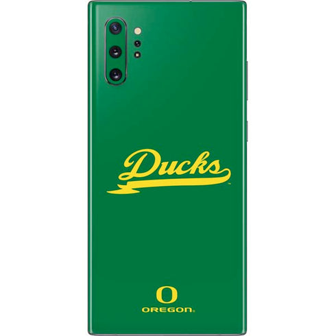 University of Oregon Ducks Logo and Wings Galaxy Note 10 Plus Skin