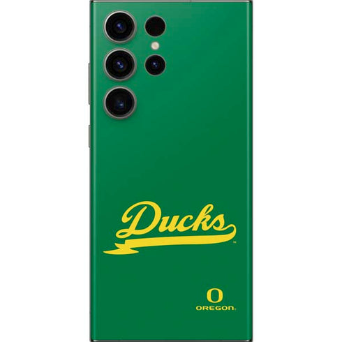 University of Oregon Ducks Logo and Wings Galaxy Skins