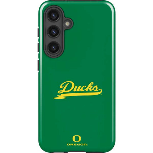 University of Oregon Ducks Logo and Wings Galaxy S25 Impact Case