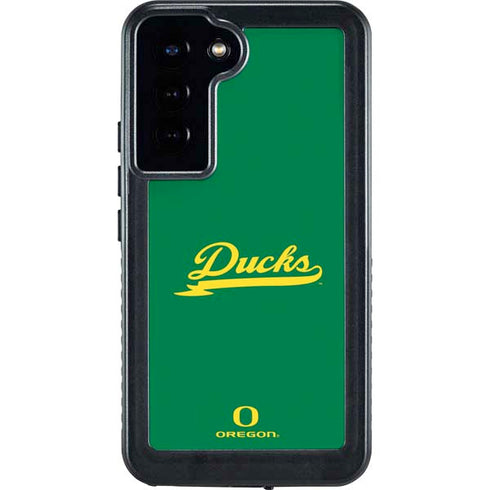 University of Oregon Ducks Logo and Wings Galaxy S24 Plus Waterproof Case