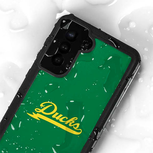 University of Oregon Ducks Logo and Wings Galaxy S24 Plus Waterproof Case
