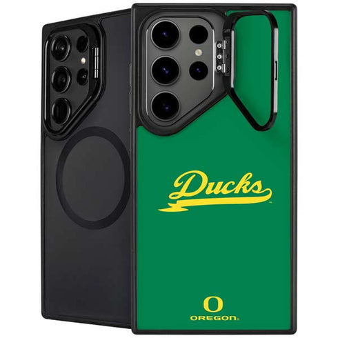 University of Oregon Ducks Logo and Wings Galaxy S24 Ultra Kickstand Case