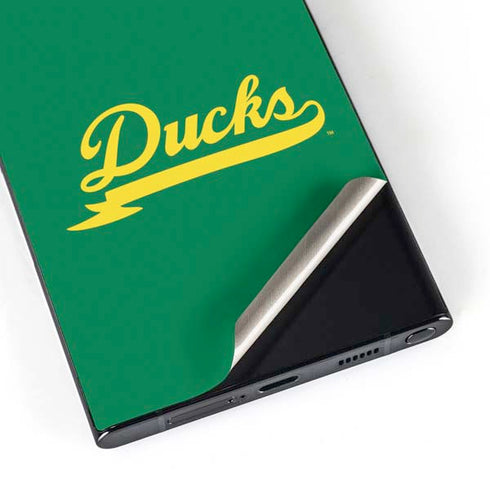 University of Oregon Ducks Logo and Wings Galaxy S25 Ultra Skin