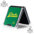 University of Oregon Ducks Logo and Wings Galaxy Z Flip6 Clear Case