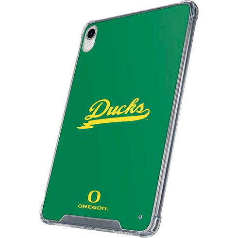 University of Oregon Ducks Logo and Wings iPad 11th Gen (2025) Clear Case