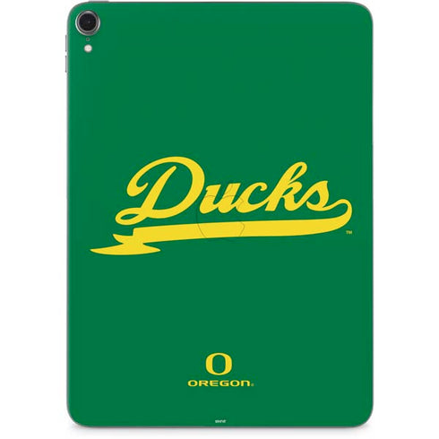 University of Oregon Ducks Logo and Wings Apple iPad Pro Skin