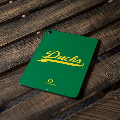 University of Oregon Ducks Logo and Wings Apple iPad Pro Skin