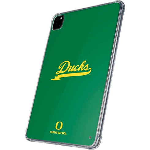 University of Oregon Ducks Logo and Wings iPad Pro 11in (2024) Clear Case