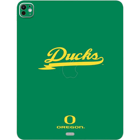 University of Oregon Ducks Logo and Wings iPad Pro 13in M4 (2024) Skin