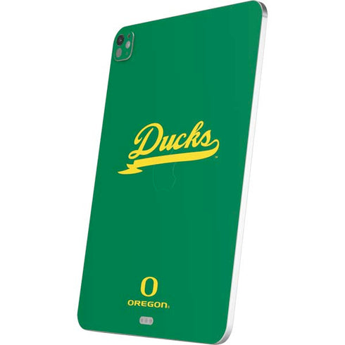 University of Oregon Ducks Logo and Wings iPad Pro 13in M4 (2024) Skin