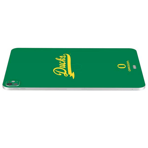 University of Oregon Ducks Logo and Wings iPad Pro 13in M4 (2024) Skin