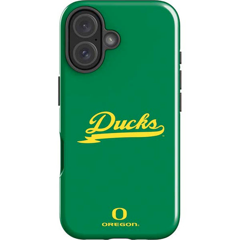 University of Oregon Ducks Logo and Wings iPhone 16 Impact Case