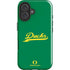 University of Oregon Ducks Logo and Wings iPhone 16 Plus Impact Case