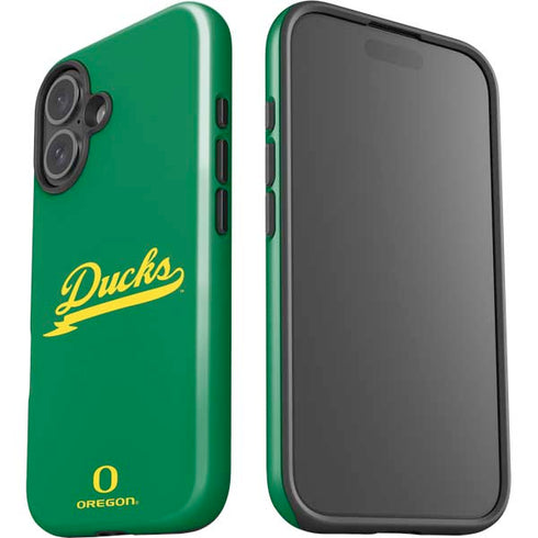 University of Oregon Ducks Logo and Wings iPhone 16 Plus Impact Case
