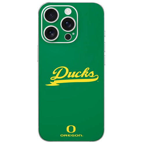 University of Oregon Ducks Logo and Wings iPhone 16 Pro Skin