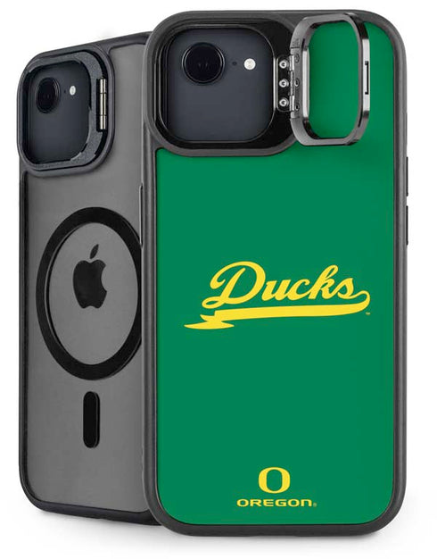 University of Oregon Ducks Logo and Wings iPhone 16e Kickstand Case