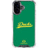 University of Oregon Ducks Logo and Wings iPhone 17 Clear Case