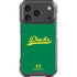 University of Oregon Ducks Logo and Wings iPhone 18 Pro Clear Case