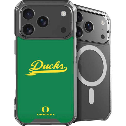 University of Oregon Ducks Logo and Wings iPhone 18 Pro MagSafe Case