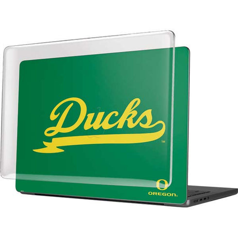 University of Oregon Ducks Logo and Wings MacBook Pro 14in (2021-24) Case plus Skin