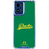 University of Oregon Ducks Logo and Wings Moto G 5G (2024) Clear Case
