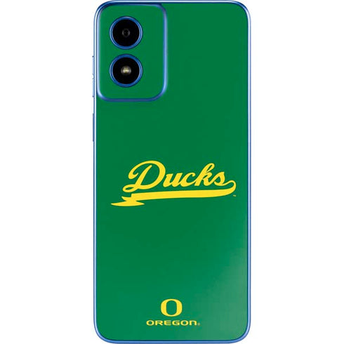 University of Oregon Ducks Logo and Wings Moto G Play 4G (2024) Skin