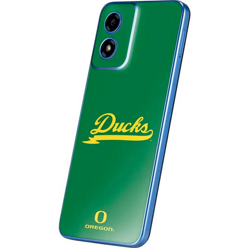 University of Oregon Ducks Logo and Wings Moto G Play 4G (2024) Skin