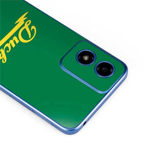 University of Oregon Ducks Logo and Wings Moto G Play 4G (2024) Skin