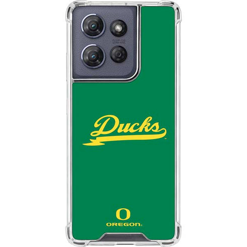 University of Oregon Ducks Logo and Wings Moto G Stylus 5G (2025) Clear Case