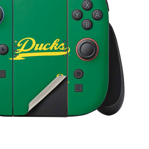 University of Oregon Ducks Logo and Wings Nintendo Switch 2 (2025) Joy-Con Controller Skin