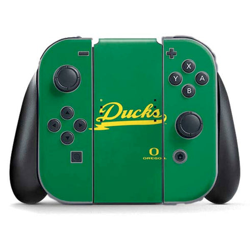 University of Oregon Ducks Logo and Wings Nintendo Skins