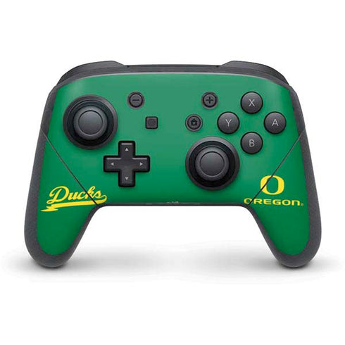 University of Oregon Ducks Logo and Wings Nintendo Skins