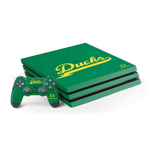 University of Oregon Ducks Logo and Wings PlayStation PS4 Skins