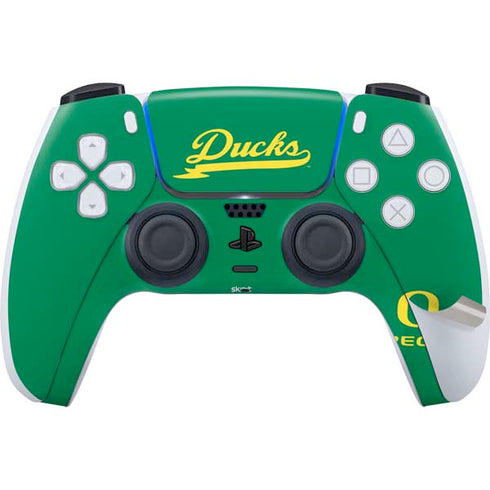 University of Oregon Ducks Logo and Wings PS5 Pro Bundle Skin