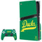 University of Oregon Ducks Logo and Wings PS5 Pro Disk Bundle Skin
