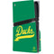 University of Oregon Ducks Logo and Wings PS5 Pro Disk Console Skin